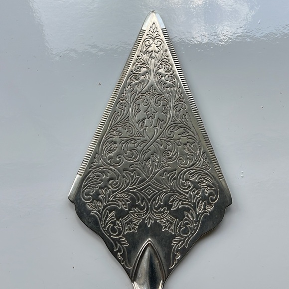 Silver plated cake or pie server - Picture 2 of 7